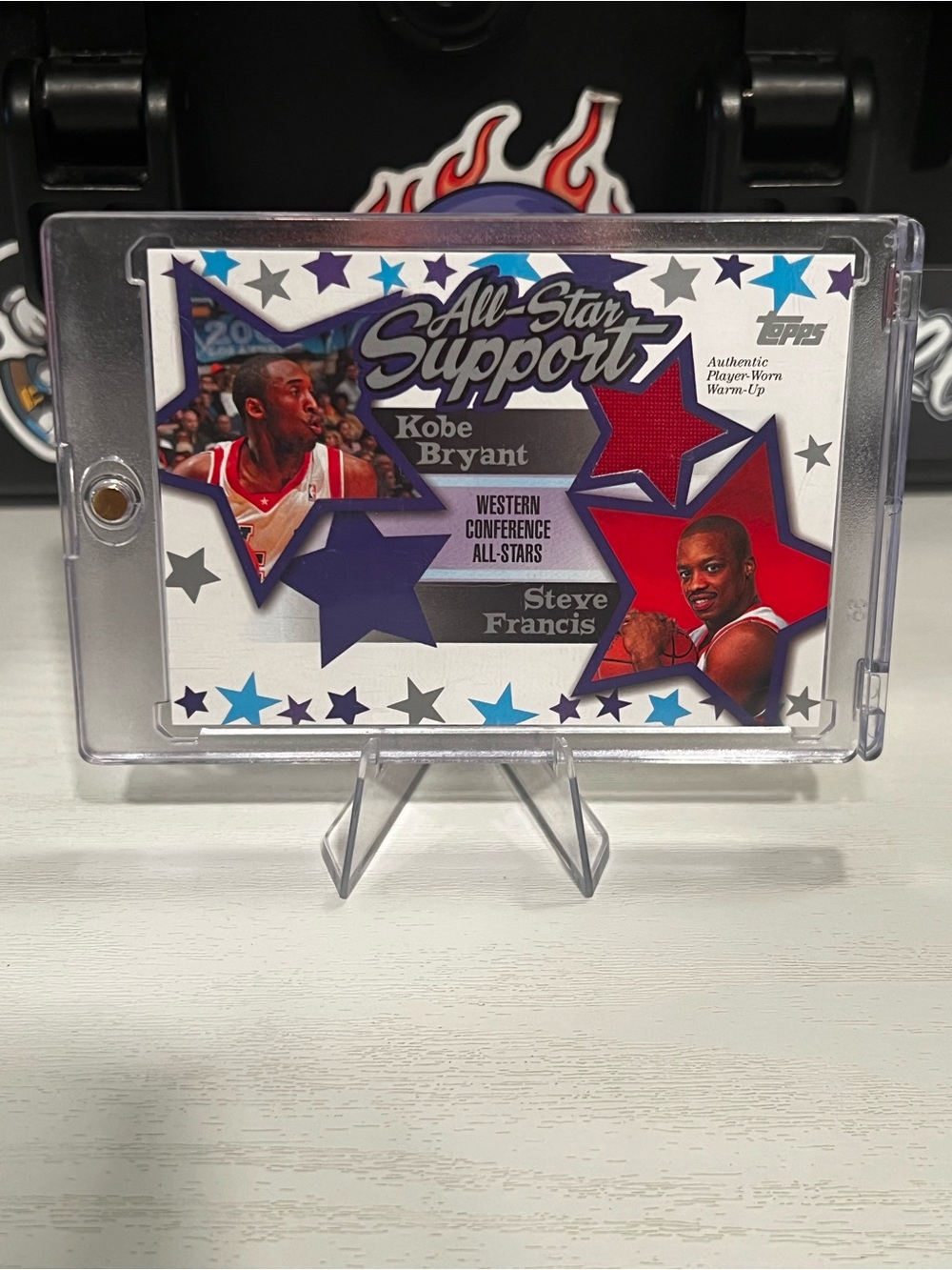 Kobe Bryant/steve Francis player worned /250 card